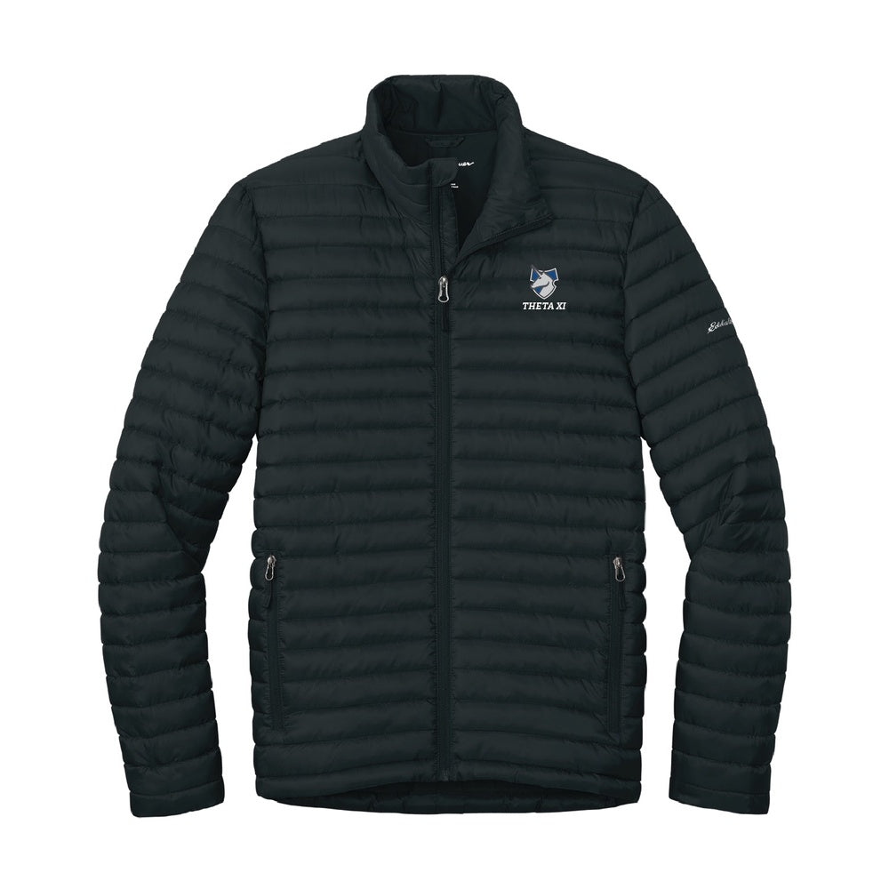 Theta Xi Eddie Bauer Packable Quilted Full-Zip in Black