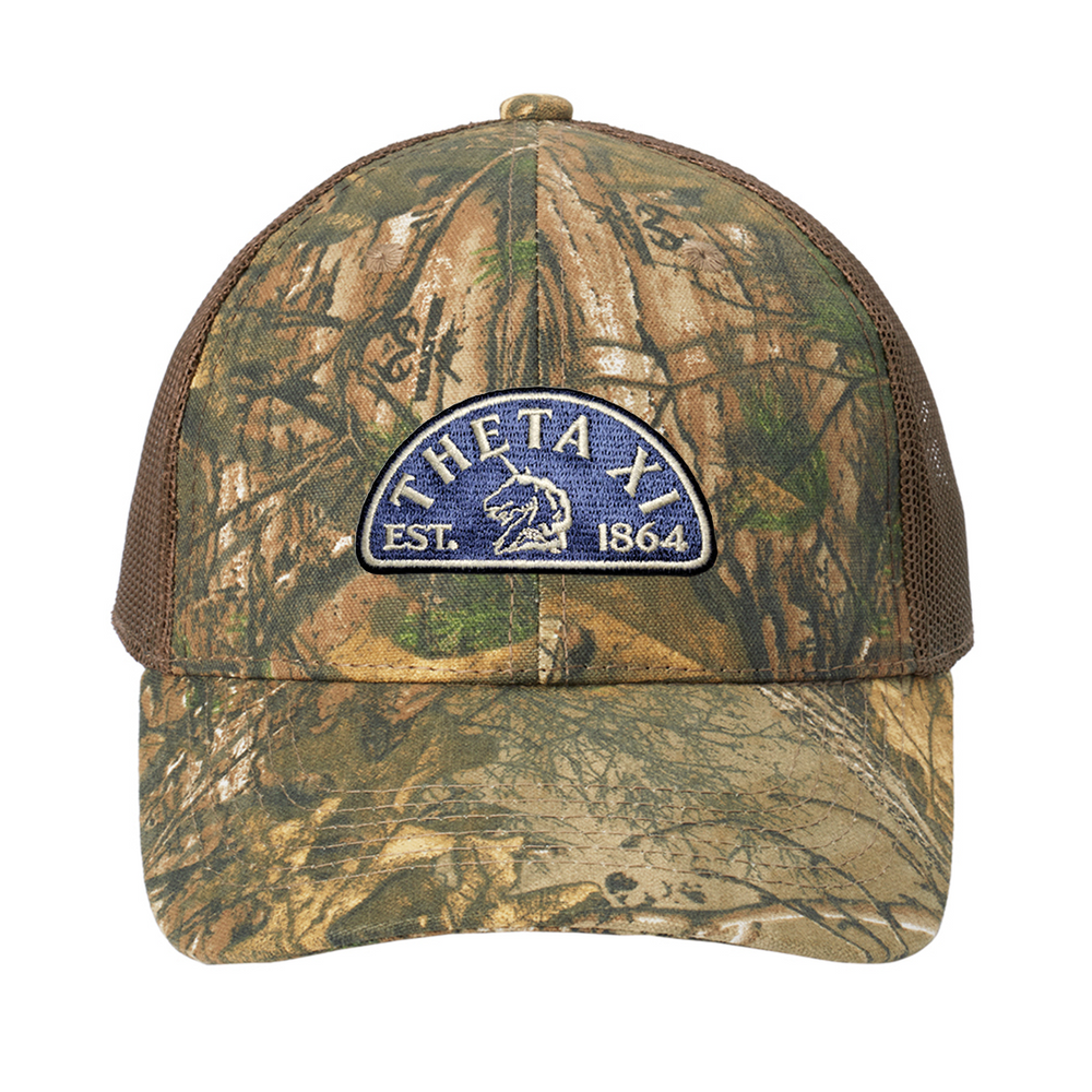 Theta Xi Outdoors Camo Mesh hat