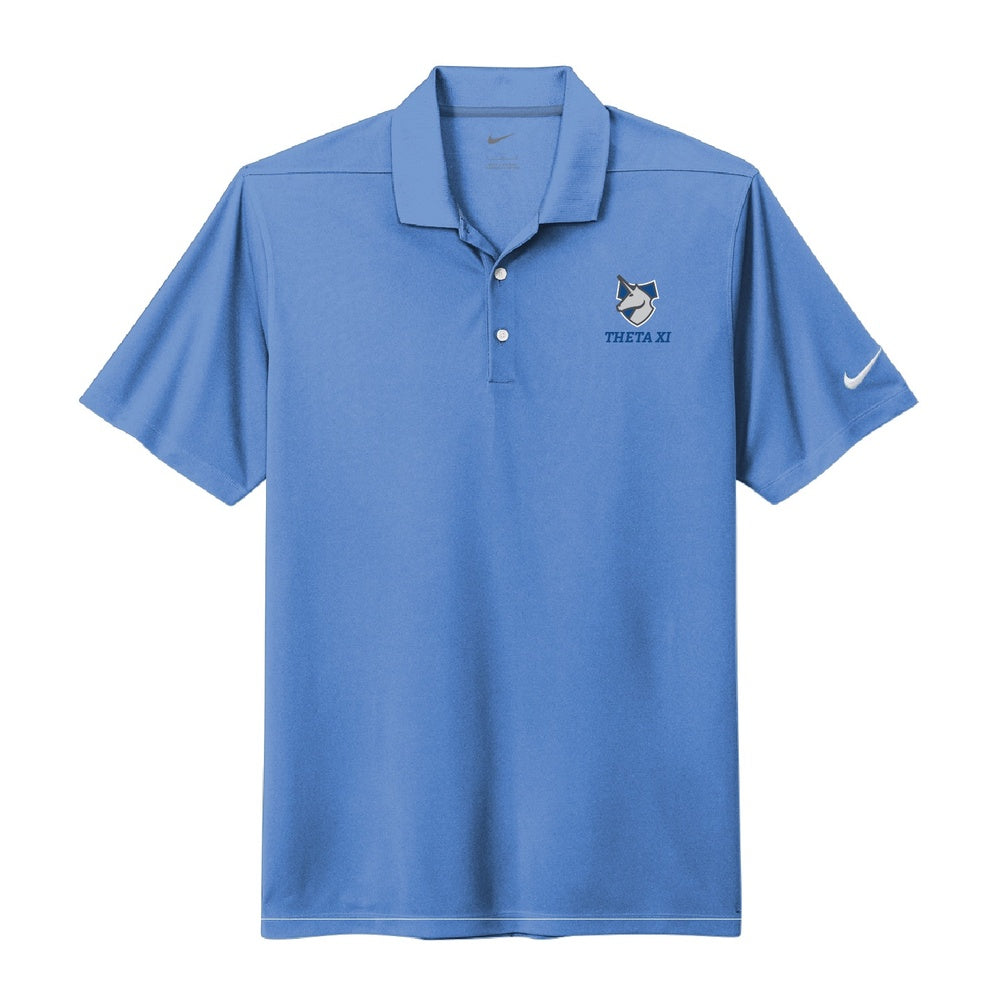 Theta Xi Mark Nike Polo in Valor Blue