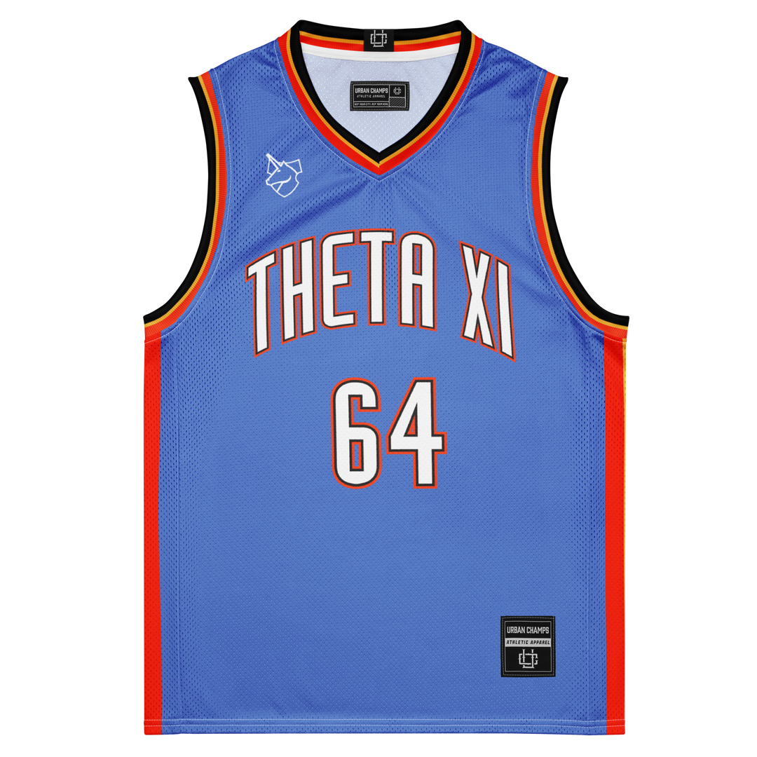 Theta Xi Oklahoma City Basketball Jersey