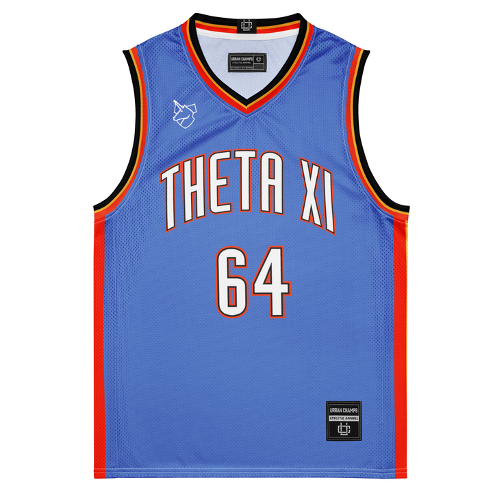 Theta Xi Oklahoma City Basketball Jersey