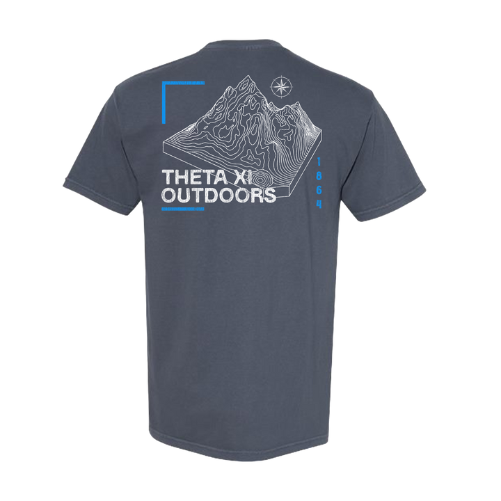 Theta Xi Outdoors Comfort Colors Heavyweight Tee