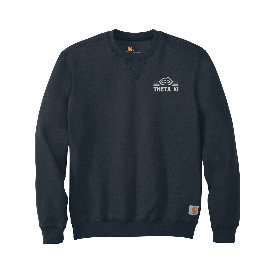 Theta Xi Outdoors Carhartt Midweight Crewneck