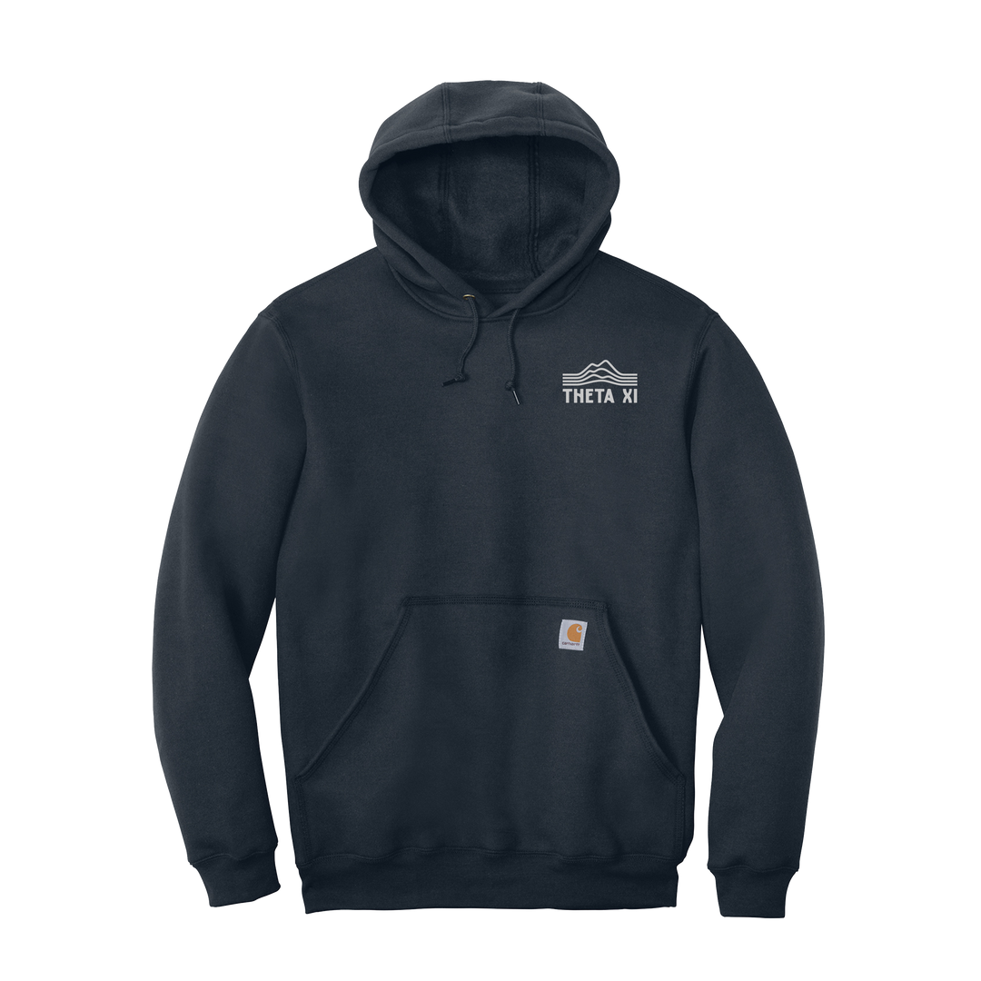Theta Xi Outdoors Carhartt Heavyweight Hoodie