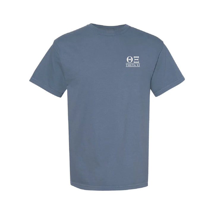 Theta Xi Letters & Crest T-Shirt by Comfort Colors