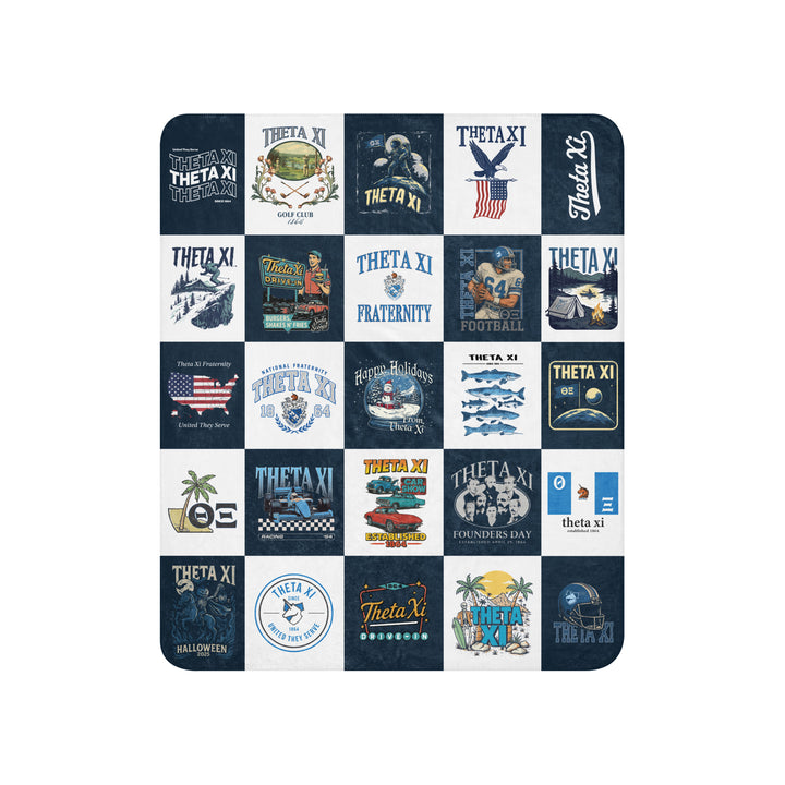 Theta Xi Sherpa Blanket